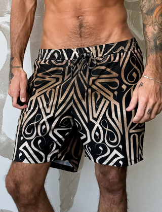Board Shorts - 'Sunset Script' - Darkoski