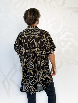 Button Up [Oversize] - 'Whisper 2' - Darkoski