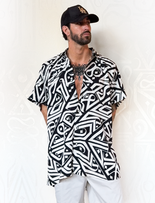 Button Up [Oversize] Linen - 'Habibi'