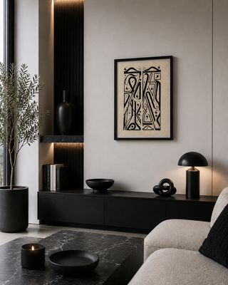 Print - 'Truth, Love, Presence.' [Black]