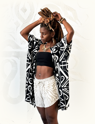 Short Shorts [Linen] - 'Savanna' - Darkoski