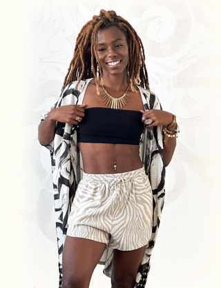 Short Shorts [Linen] - 'Savanna' - Darkoski